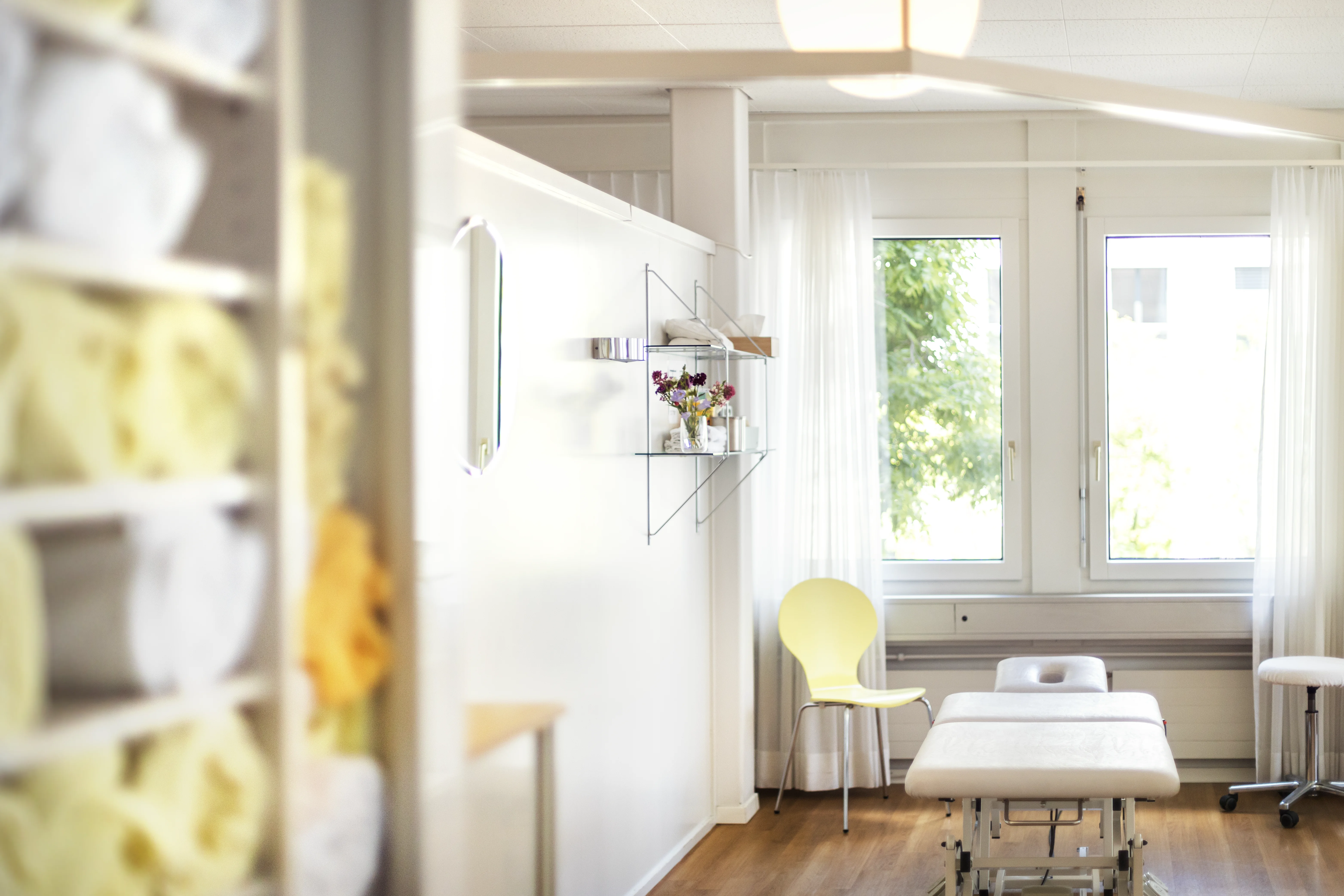 Behandlungsraum der Physiotherapie­praxis